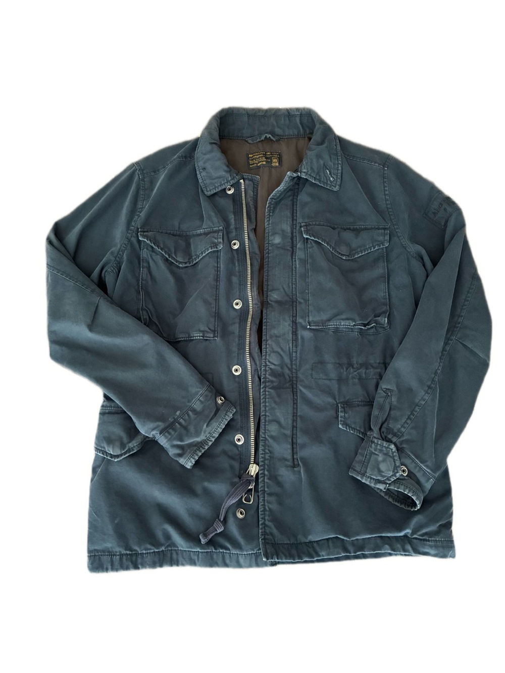 Y2K Abercrombie & Fitch M-65 Rugged Military Field Jacket Canvas Twill Unisex